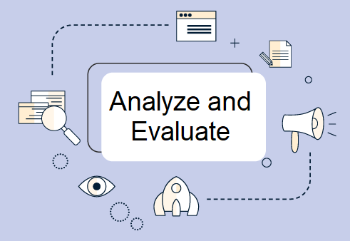 analyze and evaluate